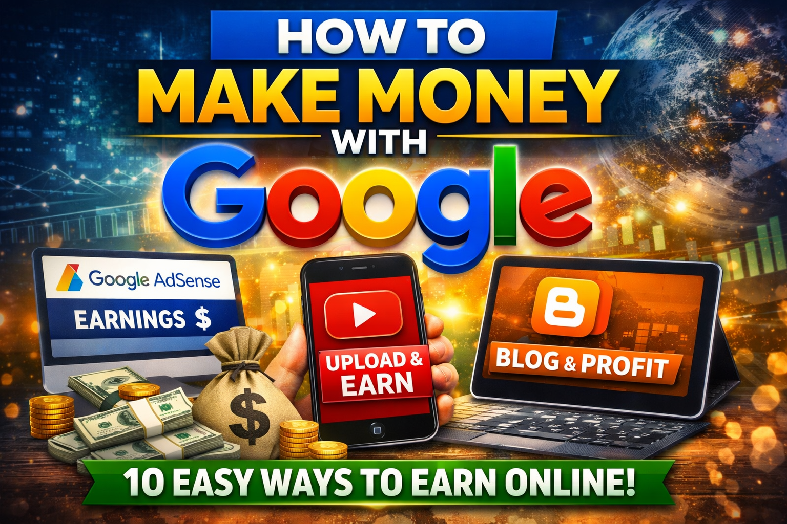 How to Make Money With Google: 10 Legit Ways to Earn Online Using Google in 2026